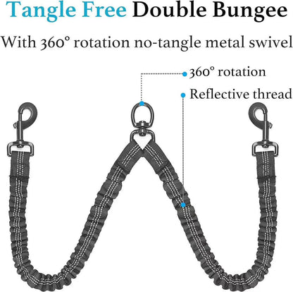 Retractable Nylon Dog Leash — 3m, Ergonomic Handle