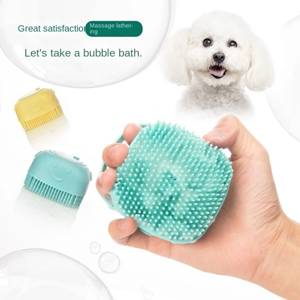 Eco-Friendly Classic Multifunctional Massage Comb Silicone Bath Brush 100ml for Dogs All Seasons Made in China