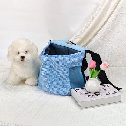Oxford Material Pet Backpack Outdoor Portable Dog & Cat Carrier Folding Small Dog Bag Model 24