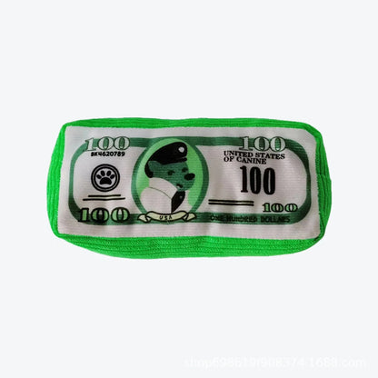Squeaky Plush Pet Chew Toy with Crinkle Paper – Interactive Bite Toy