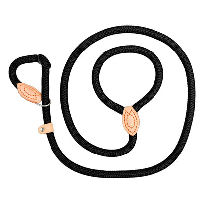 Nylon Dog Training Leash — Heavy-Duty P-Chain Lead for Outdoor Walking S M L XL