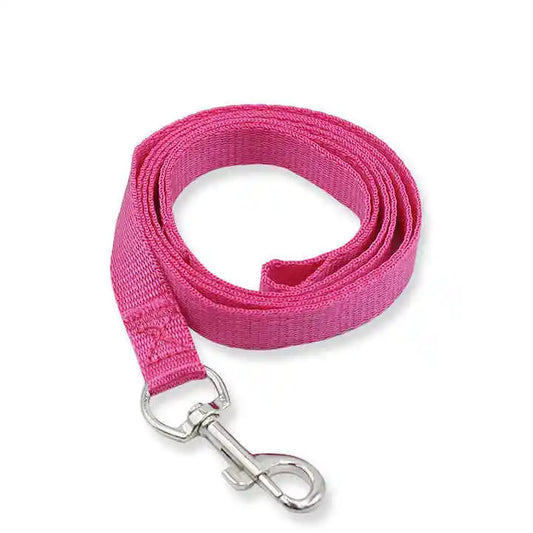 Colorful Nylon Dog Leash 150cm — Lightweight Fluorescent Walking Lead for Small Dogs
