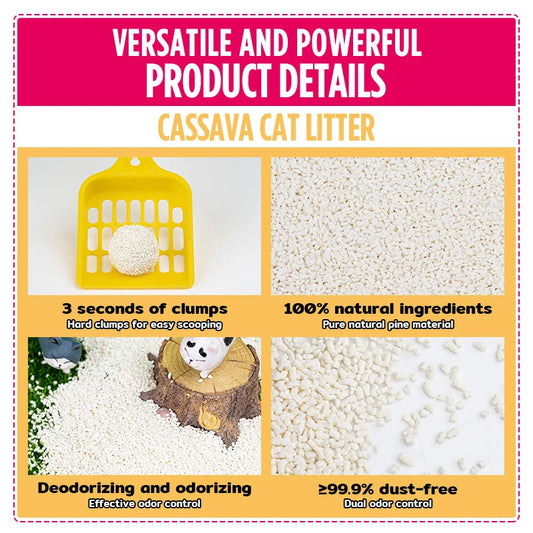 Tofu Cat Litter – Natural Plant-Based, Flushable & Fast Clumping