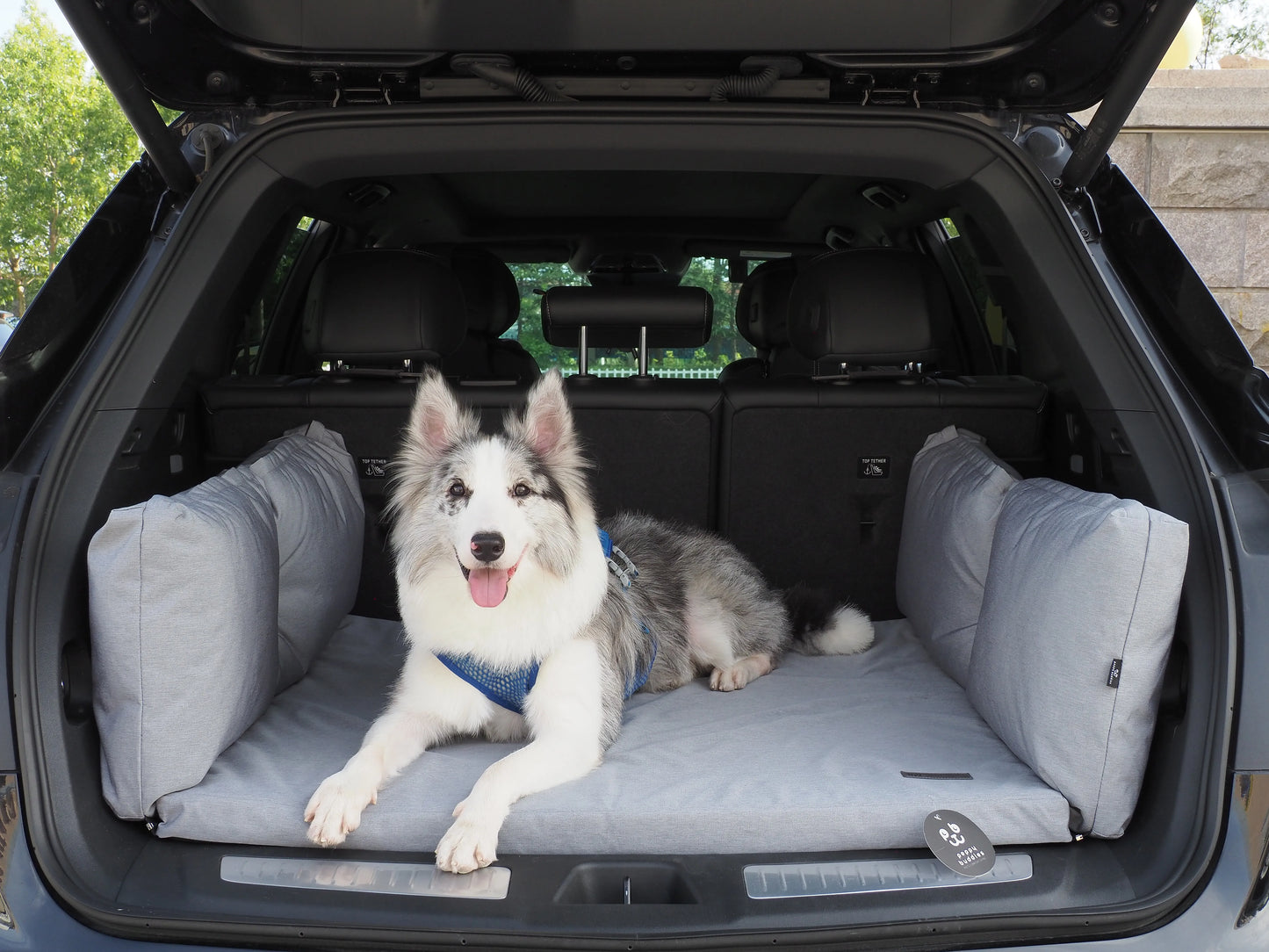 Waterproof Oxford Orthopedic Pet Mat – Car Trunk Protector & Travel Dog Bed