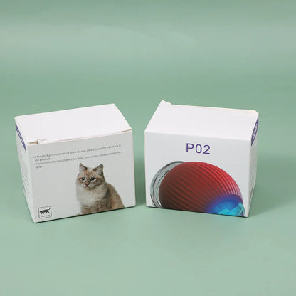 Wholesale Interactive Pet Toys  Automatic Smart Dog Ball Toy Silicone Cat Rolling Ball Toy