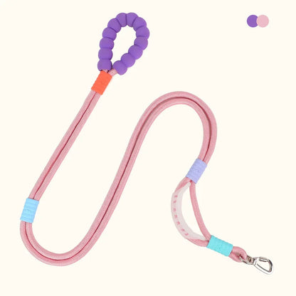 Anti-Breakaway Dog Leash 150cm — Non-Slip Wear-Resistant Walking Lead in 8 Colors