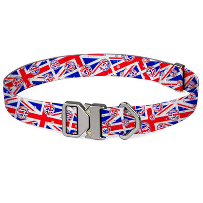 World Cup Flag Pattern Dog Collar – Adjustable Quick-Release Nylon Collar