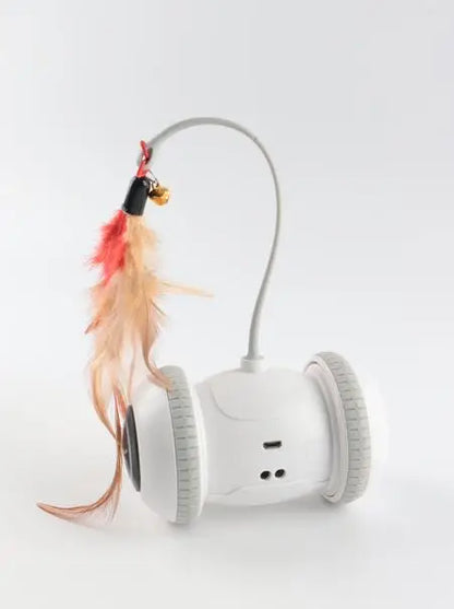 Smart Robotic LED Cat Teaser Toy – Rechargeable, Auto-Sensing Interactive Cat Toy