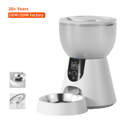 Automatic Timed Pet Feeder with Portion Control