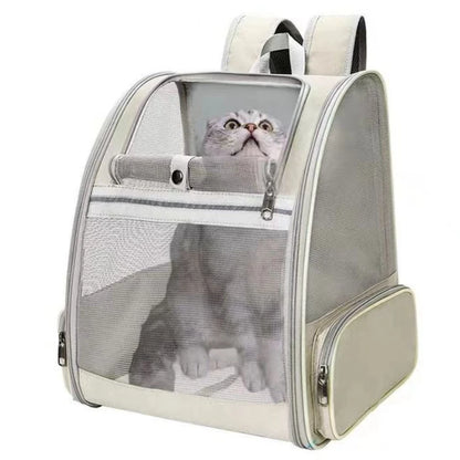 Cat Backpack Breathable Foldable Cat Bag Diaper Bag Portable Cat Travel Backpack Pet Backpack