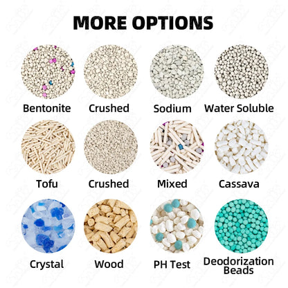 Bentonite Clumping Cat Litter – Fast Clumping, 99% Dust-Free, Odor Control