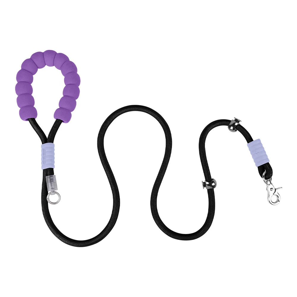 Anti-Shock No-Pull Nylon P-Chain Dog Leash — Reflective