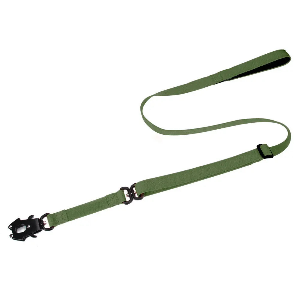Tactical Quick-Release Nylon Dog Leash — Frog Clip