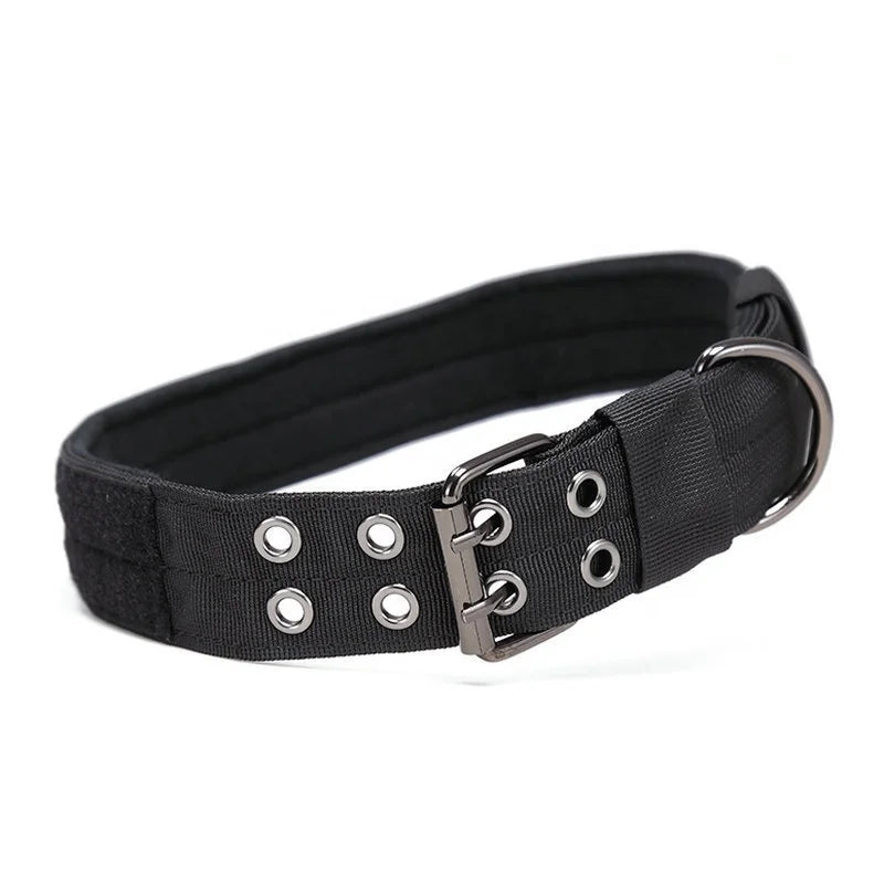 Tactical MOLLE Dog Collar | Heavy Duty Adjustable Nylon