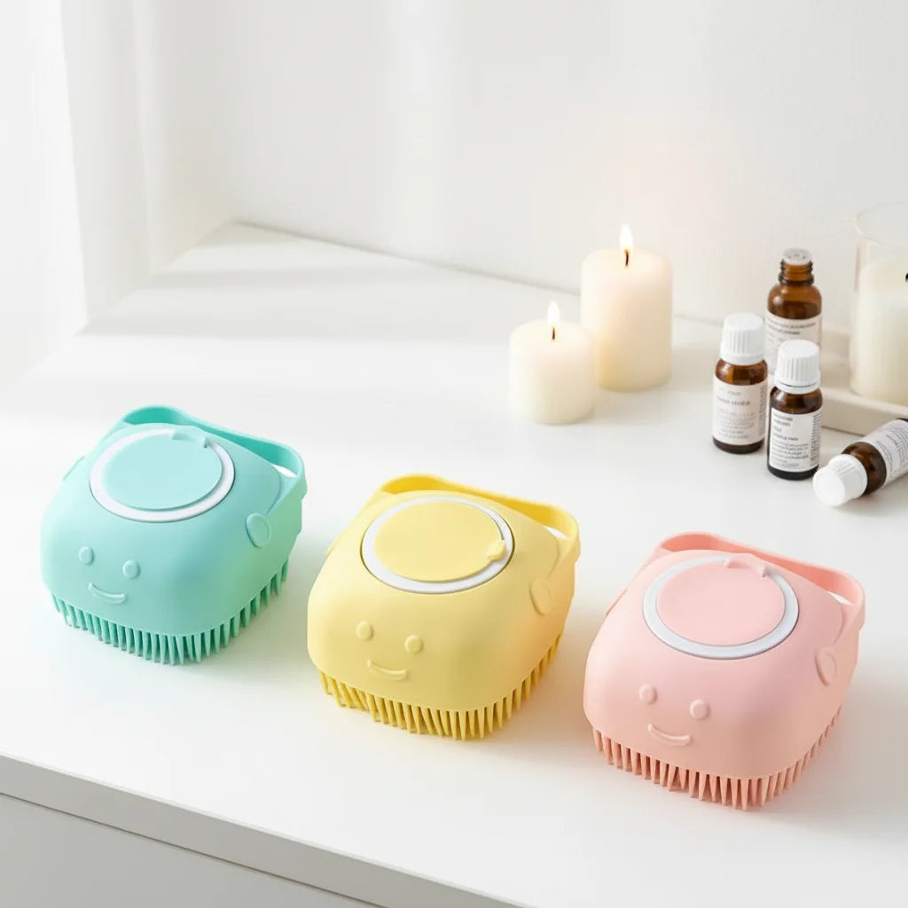 Eco-Friendly Classic Multifunctional Massage Comb Silicone Bath Brush 100ml for Dogs All Seasons Made in China