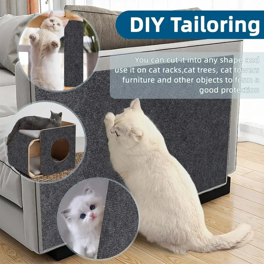 Self-Adhesive Cat Scratch Protection Pad – Trimmable Non-Woven Furniture Guar