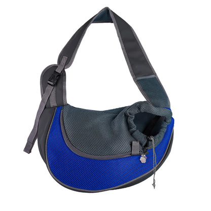 Mesh Sling Pet Carrier Bag – Breathable Single-Shoulder Crossbody Tote for Cats & Small Dogs, S/L