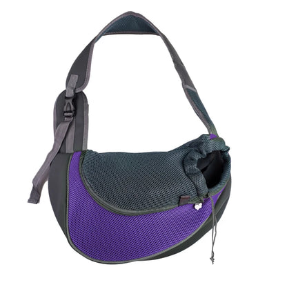 Mesh Sling Pet Carrier Bag – Breathable Single-Shoulder Crossbody Tote for Cats & Small Dogs, S/L