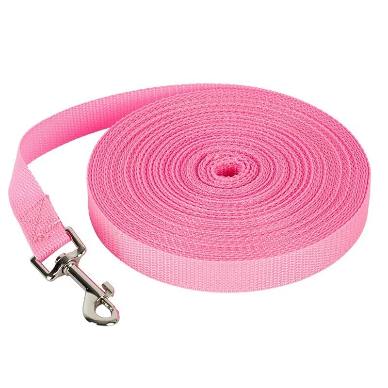 Solid Dog Leash For Large Dogs Pet Puppy Walking Training Lead Rope Big Dog Nylon Rope Long Leashes