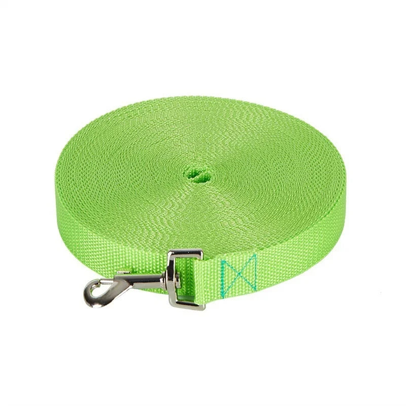 Solid Dog Leash For Large Dogs Pet Puppy Walking Training Lead Rope Big Dog Nylon Rope Long Leashes